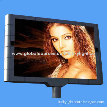P10 Outdoor Full Color LED Display Screen with 100 to 240V AC, 50Hz Power Supply